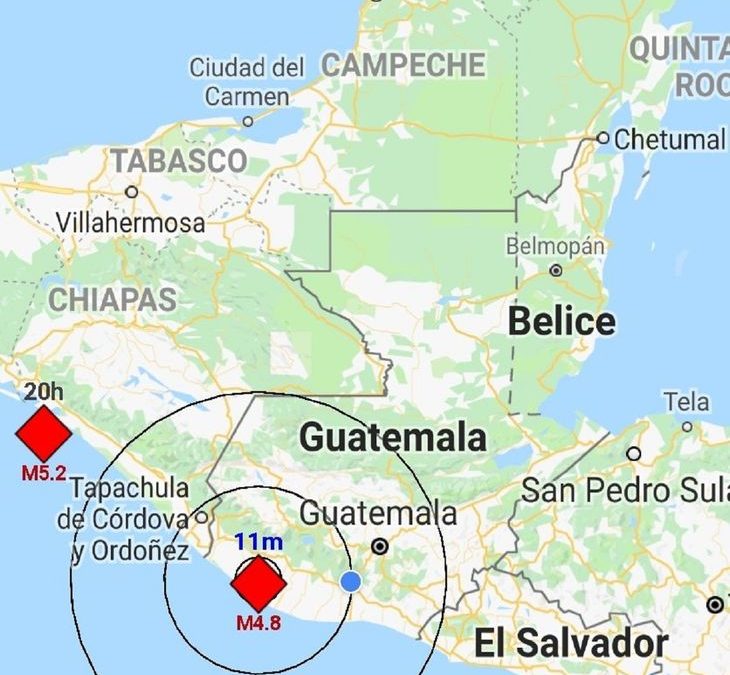 Sismo de magnitud 6,8 sacude Guatemala y causa alarma, pero no víctimas